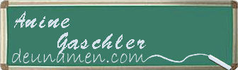 Anine Gaschler Visitenkarte